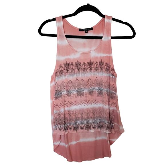 Tie Dye Boho Ombre Tank Top Junior M Evolution and Creation Lightweight Beach - Picture 1 of 11